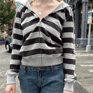 Brandy Melville striped hoodie